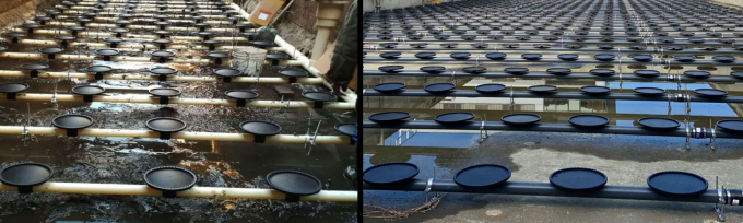 Fine Bubble Diffuser Fixed Installation Method EPDM Material