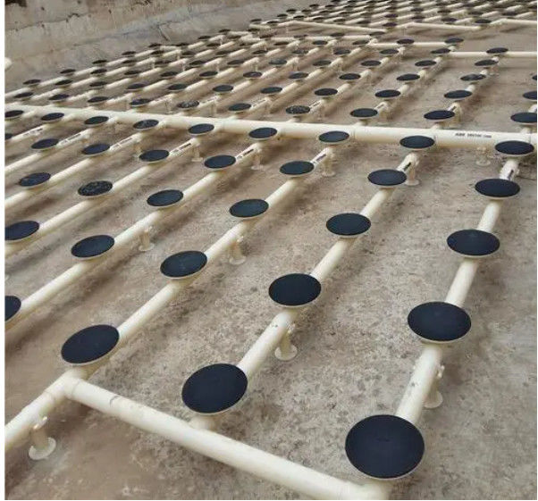 EPDM Material Fine Bubble Disc Diffuser SOTE % 22-59 Air Consumption 0.2 - 0.6m3/min