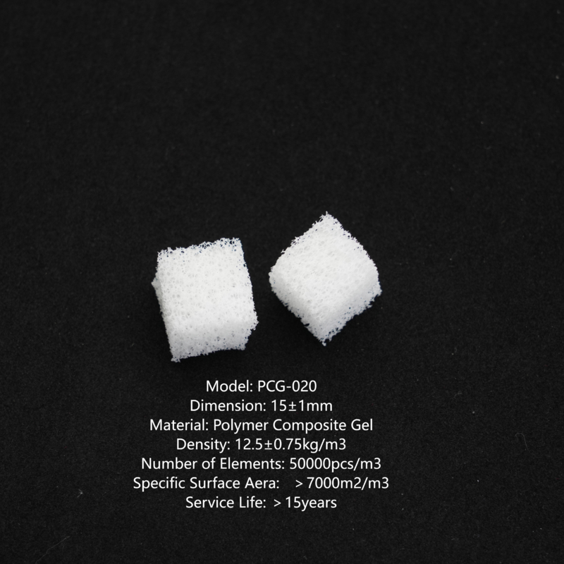 High Efficiency MBBR Biofilm Carrier with Specific Gravity >0.96g/cm³ and Efficient Surface >500㎡/m³ for Wastewater Treatment
