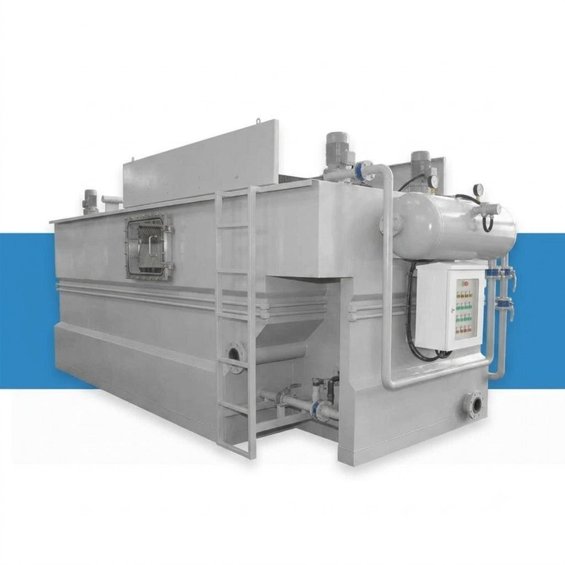 Large Capacity Dissolved Air Flotation DAF System Mining Paper Mill Industrial Wastewater 2-150 m3/h Treatment Unit