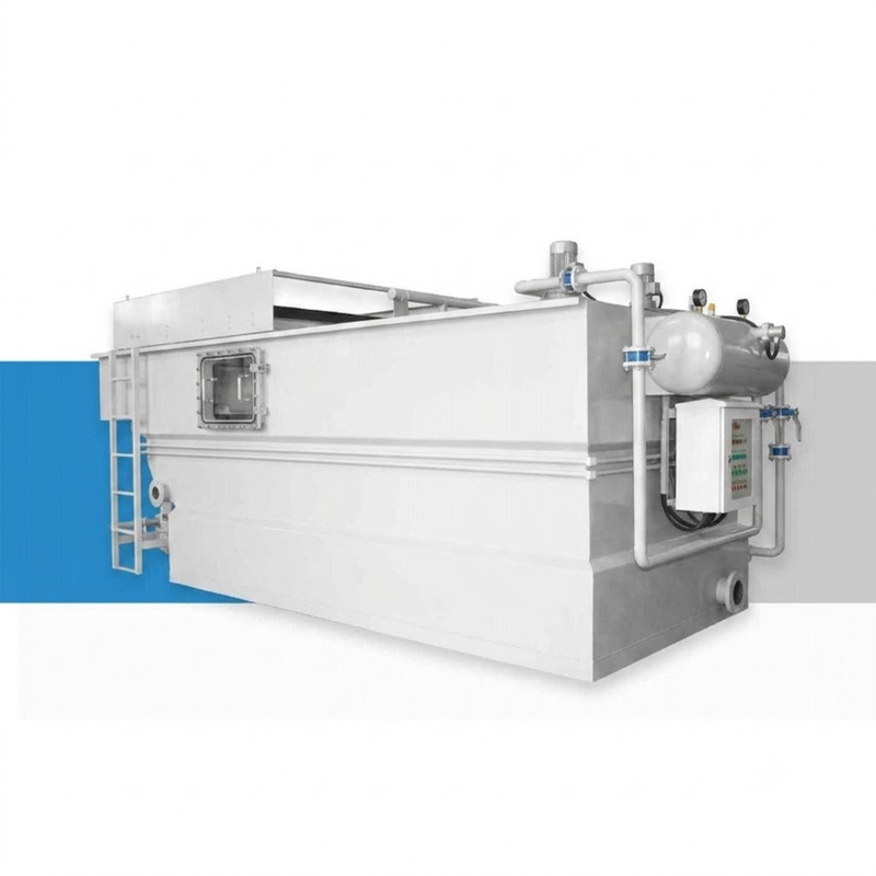 Mobile Containerized Dissolved Air Flotation DAF System Rapid Deployment Wastewater Treatment 2-50 m3/h SS Unit
