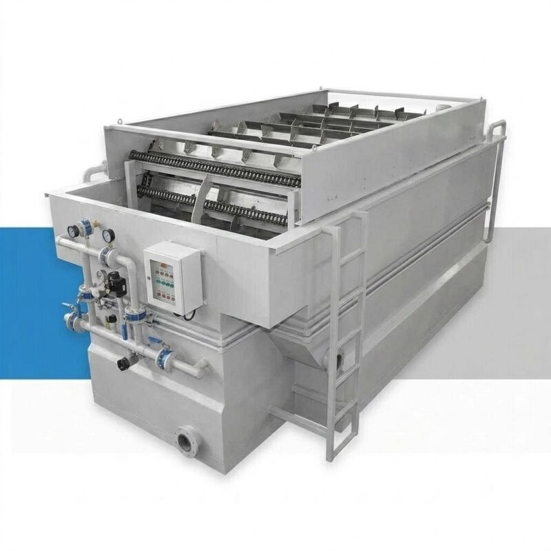 Aquaculture Dissolved Air Flotation DAF System Fish Shrimp Farming Wastewater Recirculation 2-150 m3/h Unit