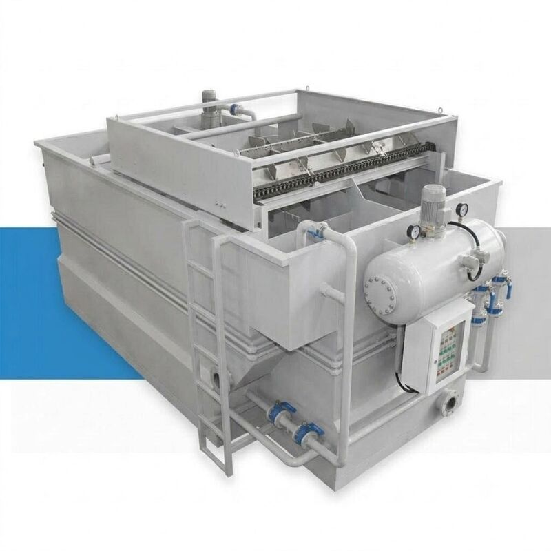 Dairy Processing Dissolved Air Flotation DAF System Milk Whey Wastewater Treatment Stainless Steel 2-150 m3/h Unit