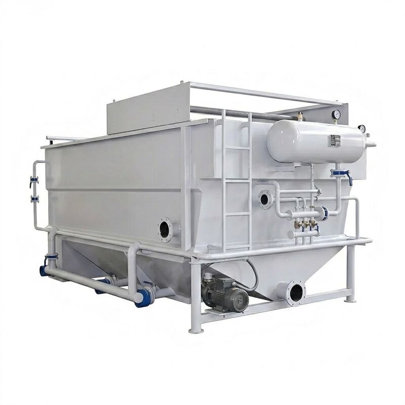 DAF Dissolved Air Flotation Clarifier System Marine 316L 2-150 m3/h for South America Seawater RO Feed Water Treatment