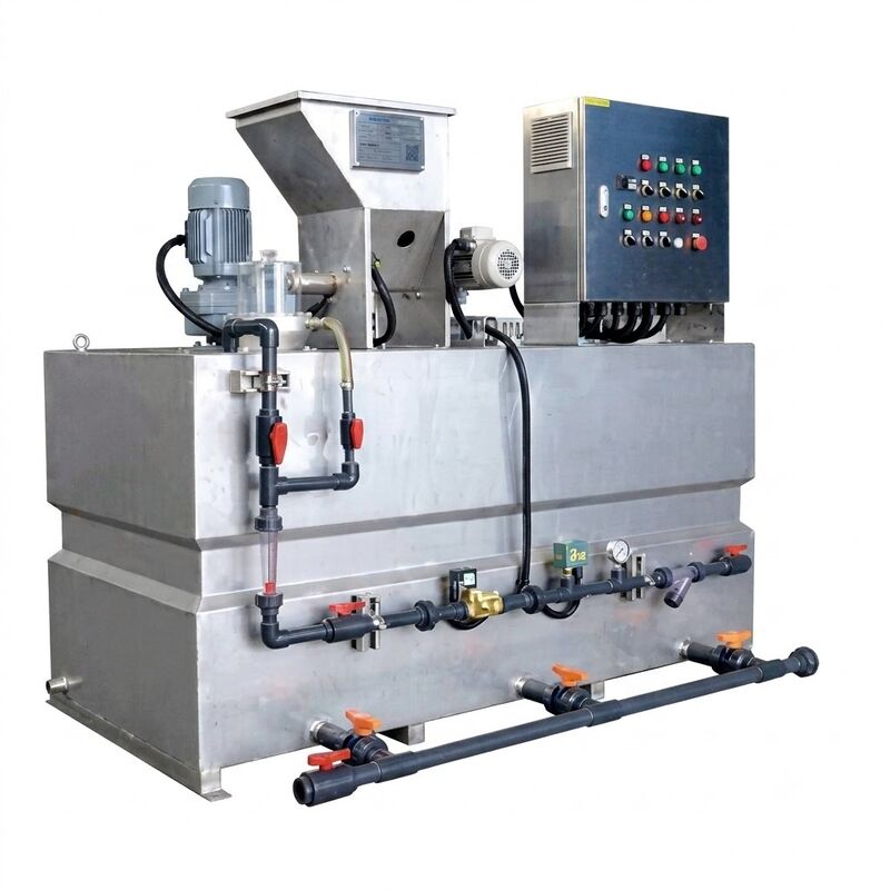 Compact Skid-Mounted Plug-and-Play Polymer Dosing Machine for Small Food Processing Wastewater