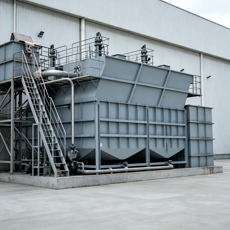 Food Processing Lamella Clarifier with Stainless Steel 304 and 15-60 m³/h Capacity for Beverage Slaughterhouse Effluent