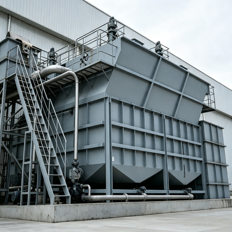 High-Capacity Lamella Clarifier Inclined Plate Settler for Municipal Wastewater Treatment 50-200m³/h