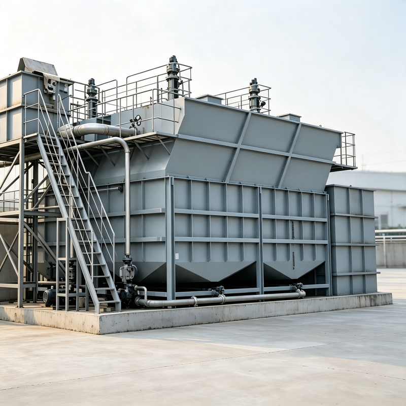 Stainless Steel Lamella Settler Corrosion-Resistant Inclined Plate Clarifier for Industrial Effluent 10-100m³/h