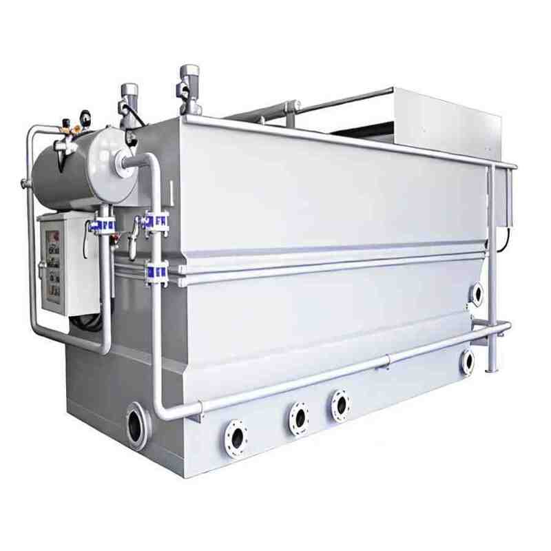 Industrial DAF Dissolved Air Flotation 316L PLC 2-150 m3/h for Latin South America Oil Grease Wastewater Treatment