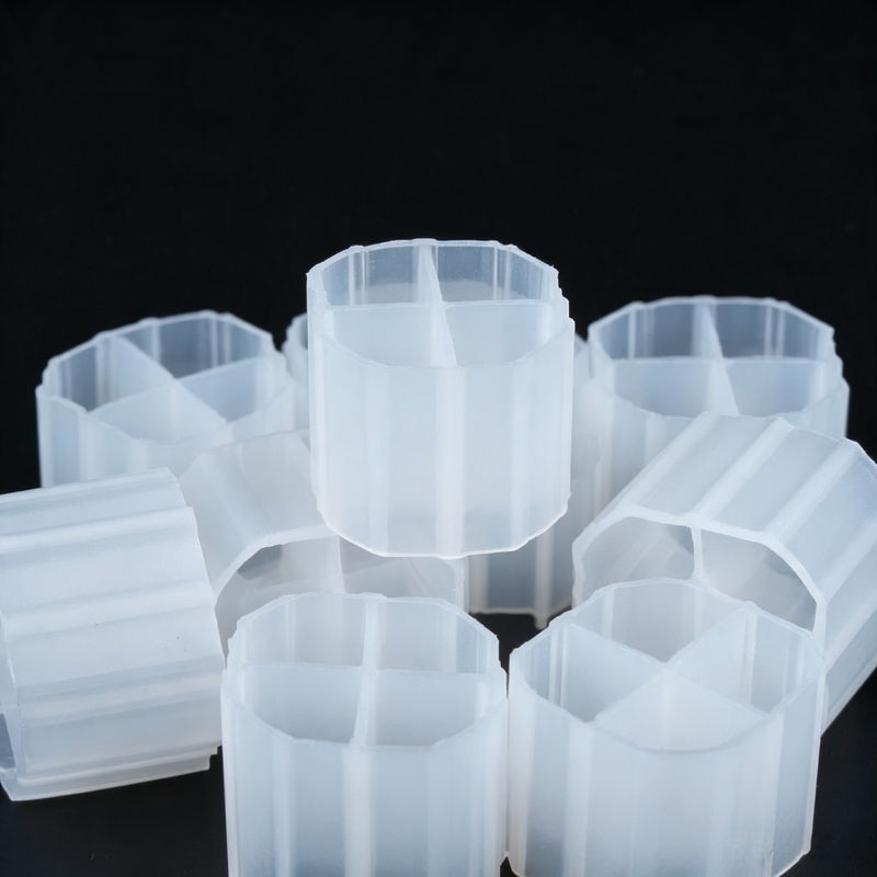 MBBR Media Virgin HDPE Moving Bed Biofilm Reactor Carrier Hydrophilic Surface 800 m²/m³ for Latin America Wastewater