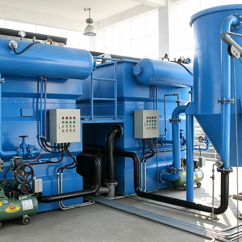Versatile DAF Dissolved Air Flotation System 10-150m3/h Stainless Steel WWTP Sewage Treatment Equipment