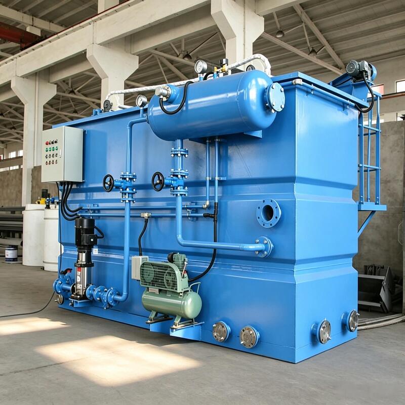 DAF Dissolved Air Flotation System 10-150m3/h Stainless Steel Effluent Treatment Plant ETP Wastewater Equipment