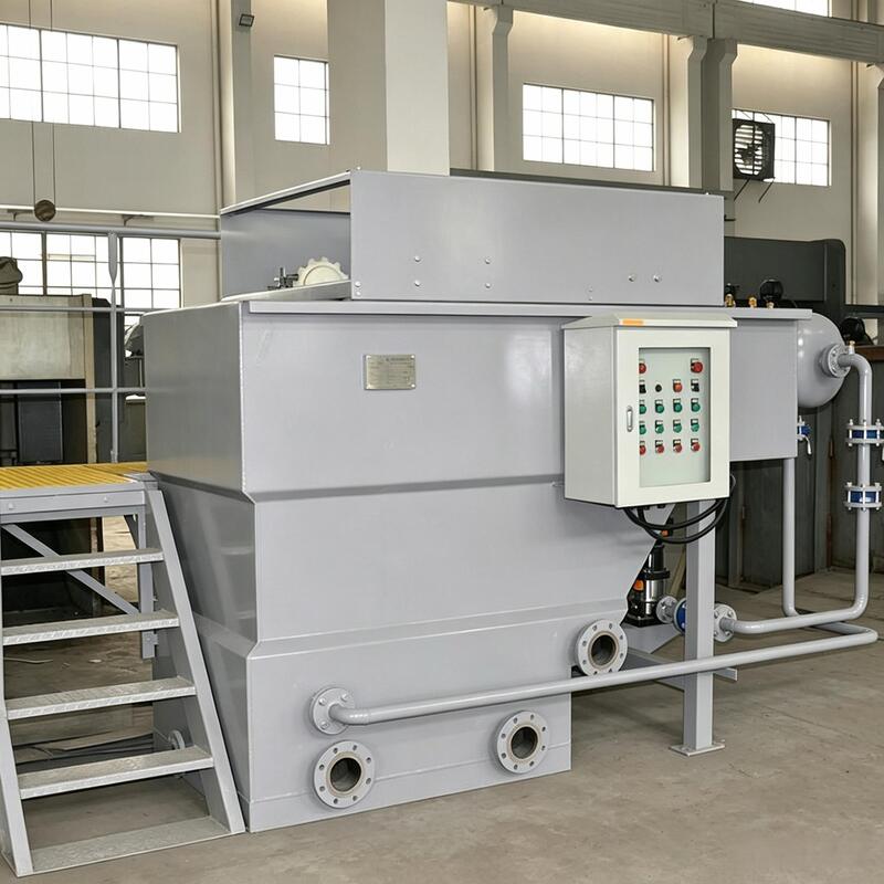 DAF Dissolved Air Flotation Unit 10-150m3/h Stainless Steel Wastewater Treatment Equipment for WWTP Plants